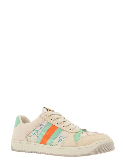 Gucci Multi Color Multi Color Screener Sneakers In Multicolor