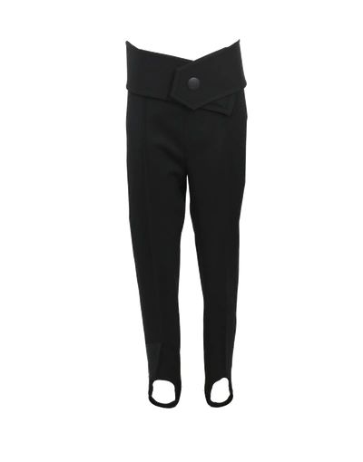 Shop Marni Stirrup Belted Pant In Black