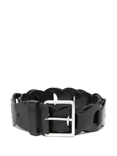 P.a.r.o.s.h Leather Belt In Black  