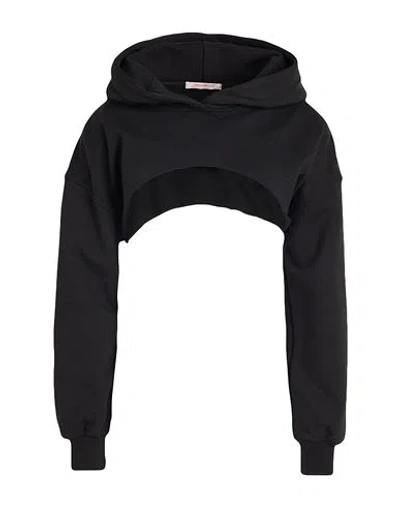 Hinnominate Woman Sweatshirt Black Size M Cotton, Elastane In Black