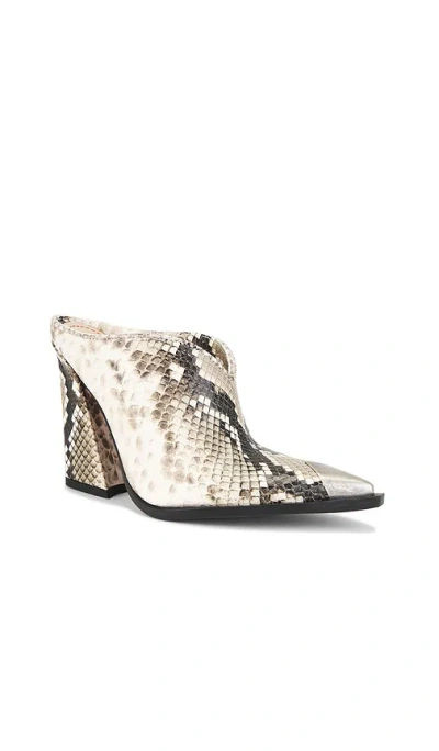 Sonora Santiago Mule In Natural Printed Python