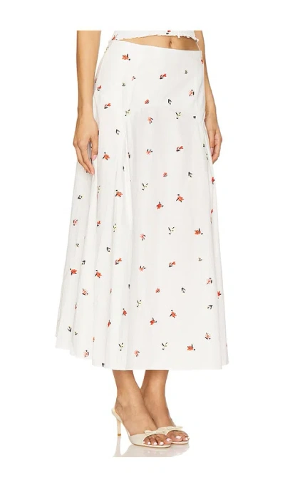 Solid & Striped The Gael Skirt Brule In 焦色