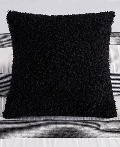 Rachel Roy Chenille Stripe 3-pc. Comforter Set, Twin In Black  White