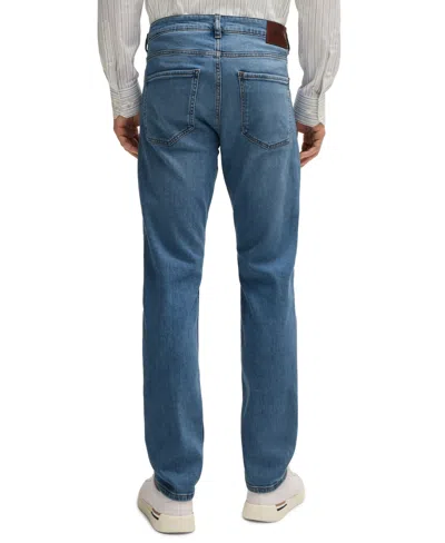 Hugo Boss Vintage-blue Jonah Jean Straight Fit In Open Blue