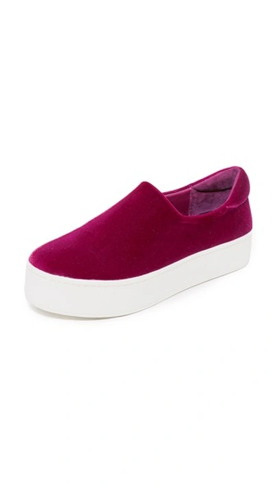 Shop Opening Ceremony Cici Platform Slip On Sneakers In Cosmic Pink