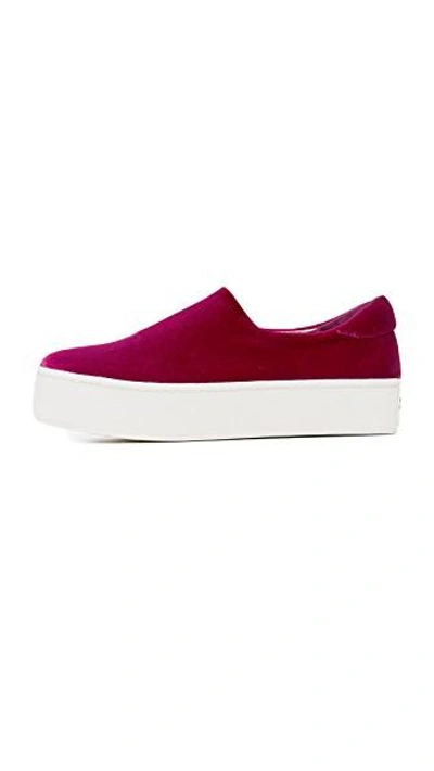 Shop Opening Ceremony Cici Platform Slip On Sneakers In Cosmic Pink