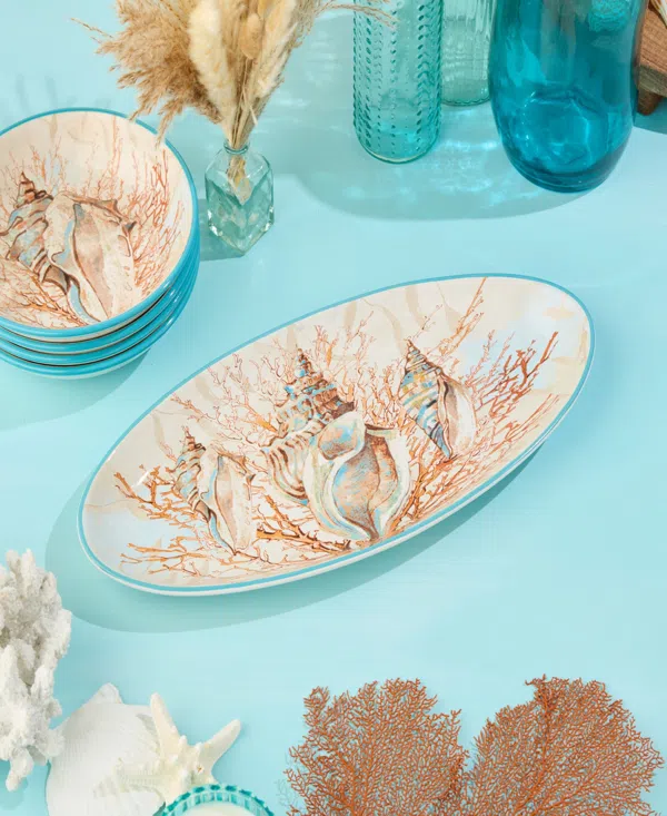 Certified International Escape to the Sea Platter - Thumbnail 3