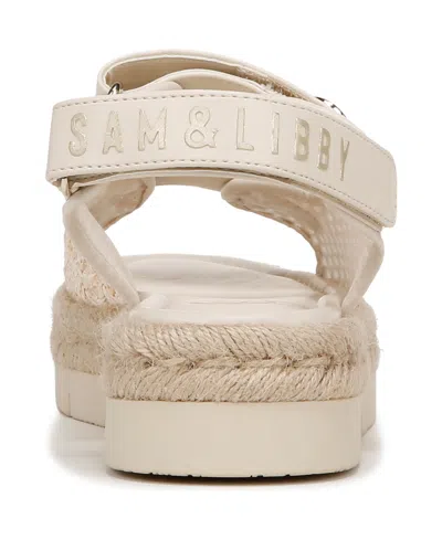 Sam & Libby Austin Platform Sandal In Neutral