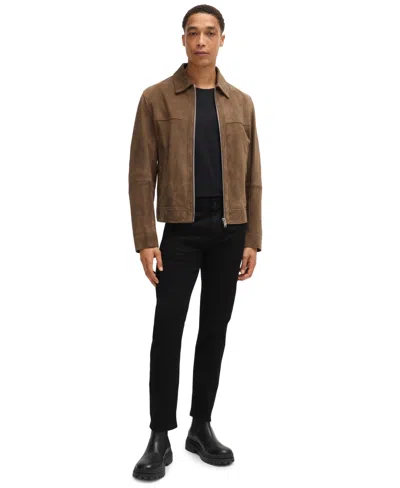 Hugo Boss Boss By  Men's Black Super-soft Regular-fit Jeans In Black