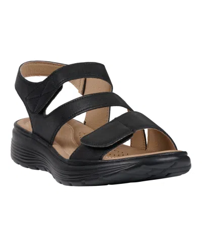 Gc Shoes Women's Judy Comfort Flat Sandals In Black