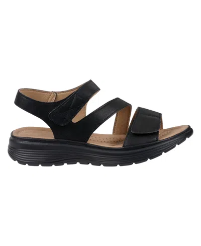 Gc Shoes Women's Judy Comfort Flat Sandals In Black
