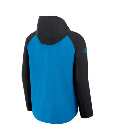 Nike Men's Blue/black Miami Marlins Authentic Collection Raglan Performance Full-zip Jacket In Multi