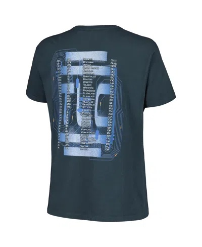 Daydreamer Tlc Fanmail Circuit Board Tee In Black In Charcoal