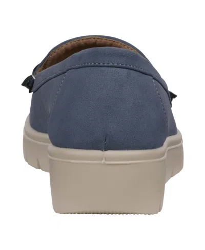 Gc Shoes Women's Fallon Lug Sole Penny Loafers In Blue