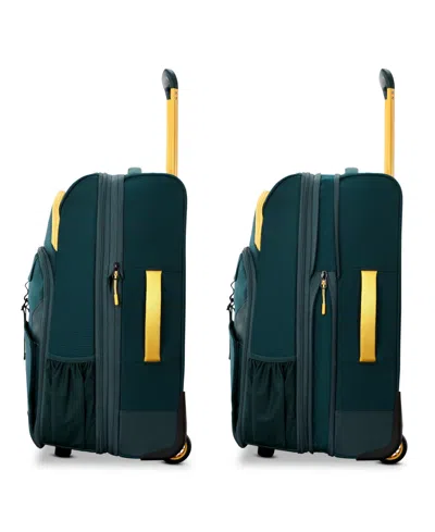 High Sierra Hi-life 22" Carry-on Wheeled Duffel In Green