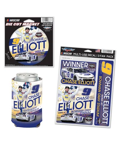 Wincraft Chase Elliott 2025 Cook Out Clash At Bowman Gray Race Winner Three-piece Fan Pack In No Color