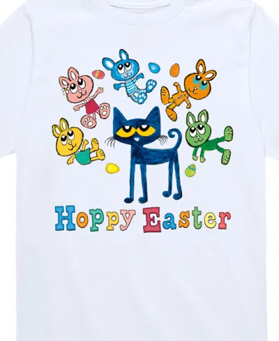 Hybrid Toddler And Big Boys Hoppy Easter Graphic T-shirt In White