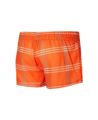 Concepts Sport Women's Cleveland Browns Petition Raglan Long Sleeve T-shirt And Shorts Set In Animal Print