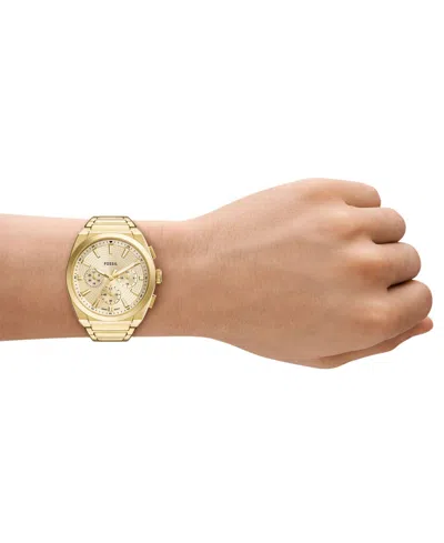 Fossil Men's Everett Gold Dial Watch In Gold-tone