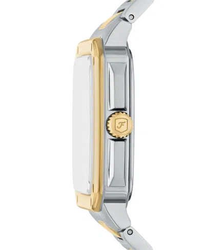 Fossil Men's Crosby Black Dial Watch In Two-tone