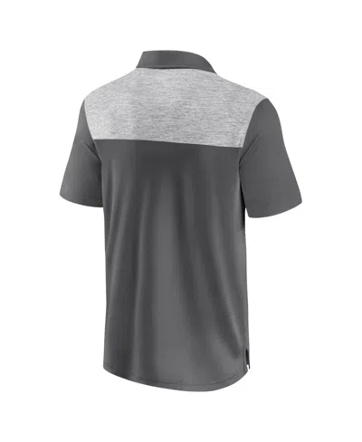 Fanatics Men's Gray Baltimore Ravens Long Shot Polo Shirt In Gray