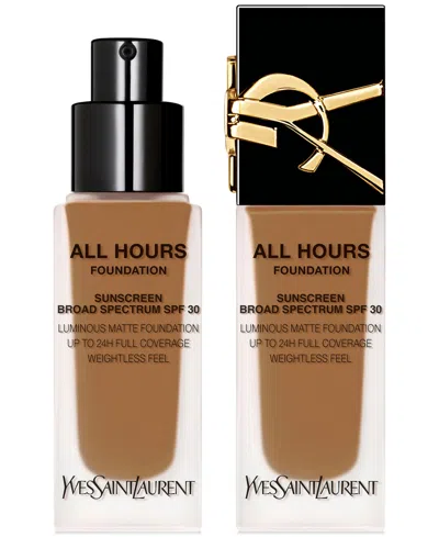 Saint Laurent All Hours Luminous Matte Foundation Spf 30 In Dn3