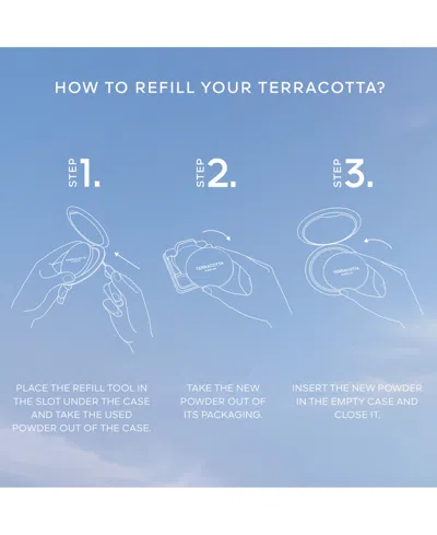 Guerlain Terracotta Light Healthy Glow Bronzer Refill In Deep Warm