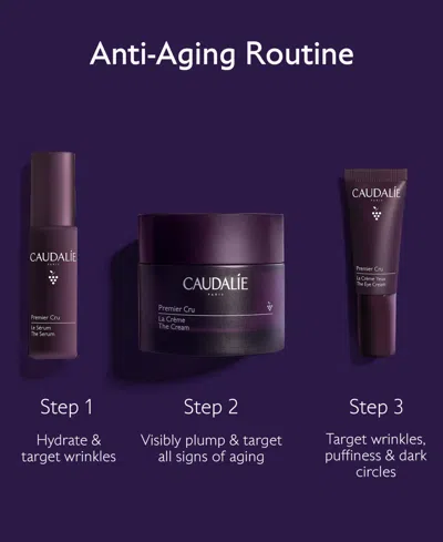 Caudalíe Premier Cru Anti-aging Routine For Fine Lines And Wrinkles In Purple