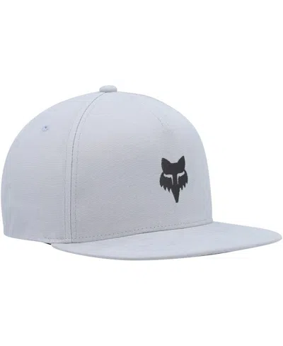 Fox Men's Gray Snapback Hat In Gray