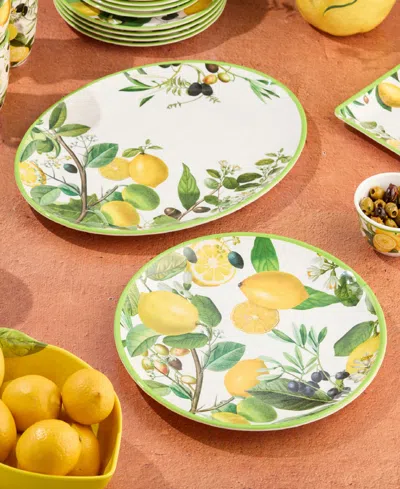Certified International Limone Melamine Platters, Set Of 2 In No Color