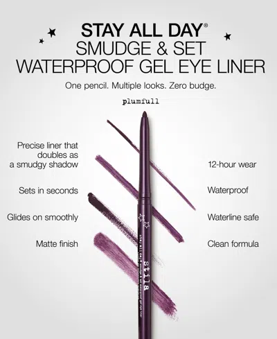 Stila Stay All Day Smudge & Set Waterproof Gel Eye Liner - Plumfull In Plumfull