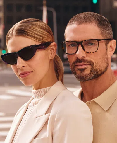 Ralph Lauren 53mm Square Optical Glasses In Antique Havana