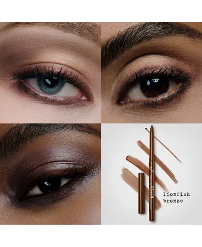 Stila Stay All Day Smudge & Set Waterproof Gel Eye Liner - Espresso In Lionfish Bronze