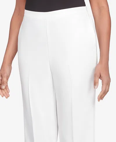 Alfred Dunner Women's Copenhagen Copenhagen Corduroy Average Length Pants In Oyster