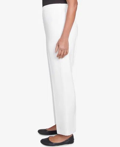 Alfred Dunner Women's Copenhagen Copenhagen Corduroy Average Length Pants In Oyster