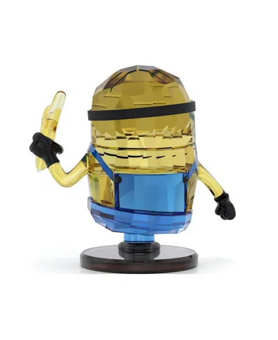 Swarovski Minions Stuart Figurine In Yellow,blue