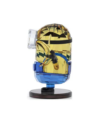 Swarovski Minions Stuart Figurine In Yellow,blue