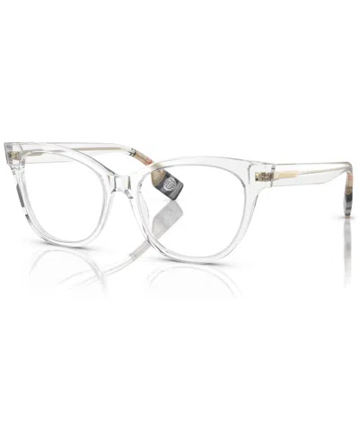 Burberry Women's Cat Eye Eyeglasses, Be2375 51 In Transparent