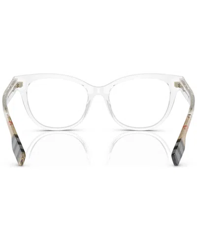 Burberry Women's Cat Eye Eyeglasses, Be2375 51 In Transparent
