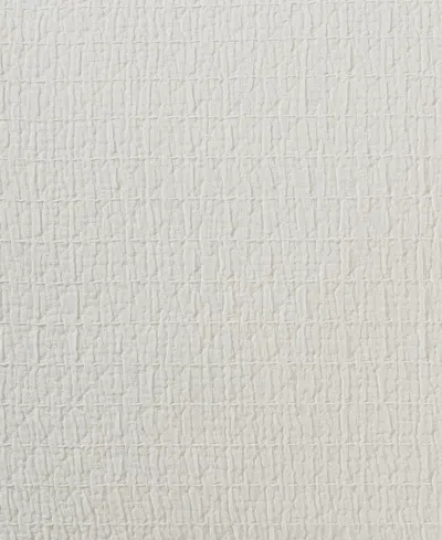 Nautica Wave Texture White Decorative Pillow In Deck White