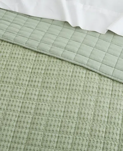 Levtex Mills Waffle Textured 3-pc. Quilt Set, King/california King In Desert Sage