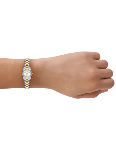 Michael Kors Micro Lexington Pavé Two-tone Watch In Two-tone