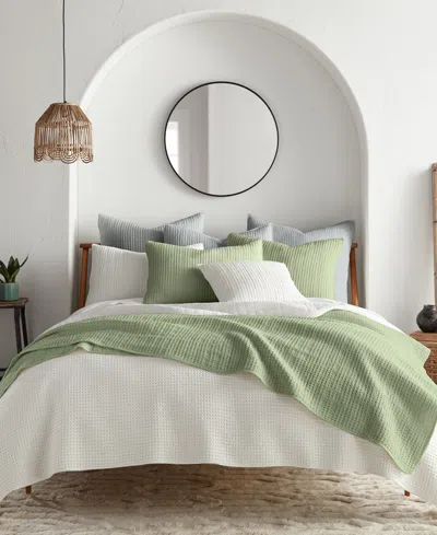 Levtex Mills Waffle Textured 3-pc. Quilt Set, King/california King In Desert Sage