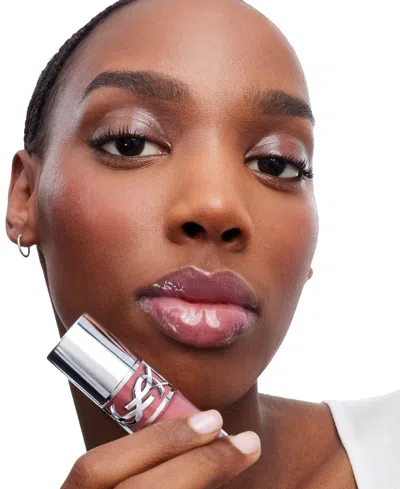 Saint Laurent Ysl Loveshine Plumping Lip Oil Gloss With Hyaluronic Acid 03 Mellow Mallow 0.20 oz / 6 ml In 44- Nude Lavalliere
