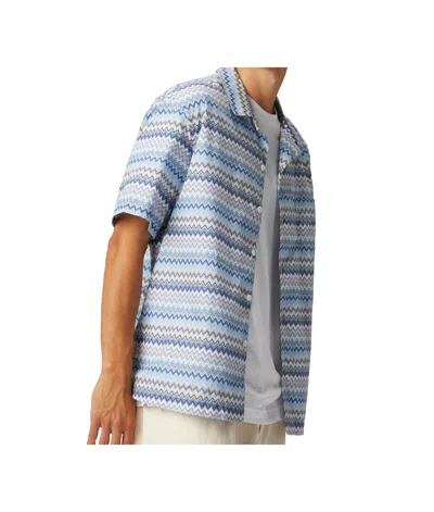 Missoni Men's Bowling Shirt | Size 52 | Us25sj05 Color Bw00w0s01fs In Multicolor