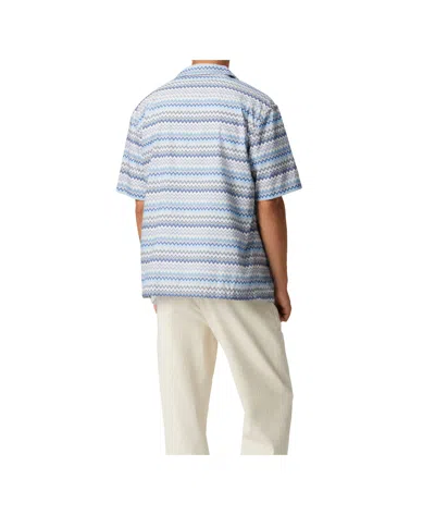 Missoni Men's Bowling Shirt | Size 52 | Us25sj05 Color Bw00w0s01fs In Multicolor