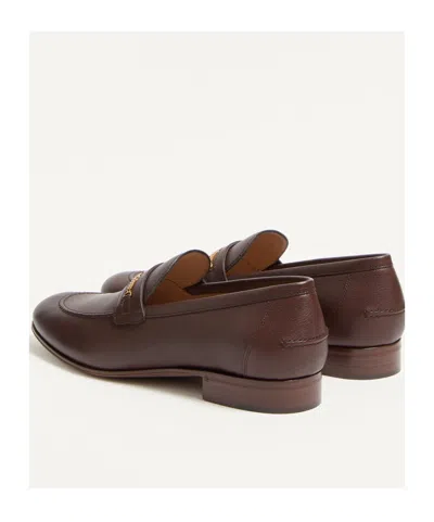 Valentino Garavani Vlogo Signature Leather Loafer In Brown