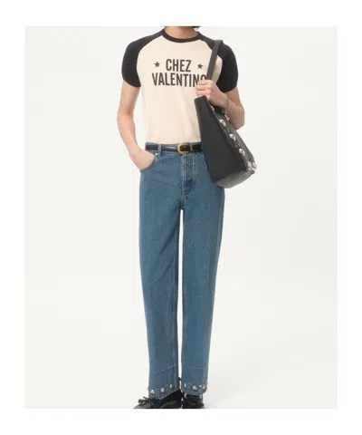 Valentino Men's T-shirt Chez In Neutral