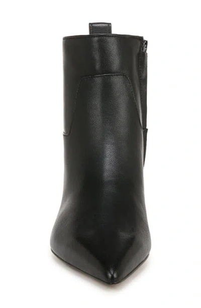 Sarto By Franco Sarto Mala Pointed Toe Kitten Heel Bootie In Black
