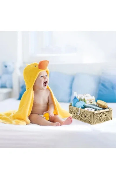 Sorbus 2-pack Macramé Storage Basket In Brown